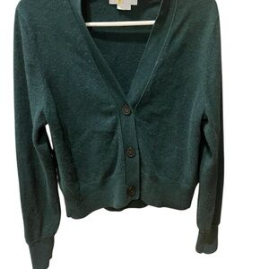 Boden Forest Green Cardigan Sweater